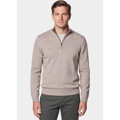 Bos Bright Blue Half zip 3042900/633