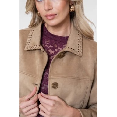 Geisha 65850-19 720 suede jacket sand