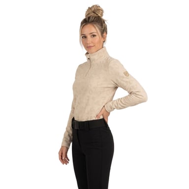 Falcon mila women's ski pullover with zip -