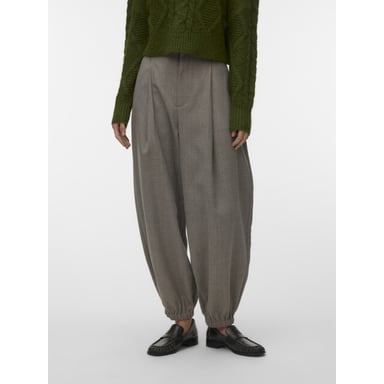 Vero Moda Vmbestie Checked Balloon Trousers