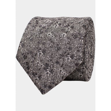 Tresanti Tie Grey GLAUCO with field flowers TRTIKE470/201