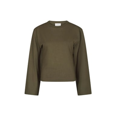 Neo Noir Paska Boxy Long Tee 165973 151 Army