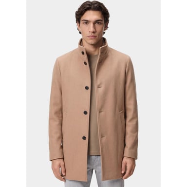 Bos Bright Blue Wollen jas tkm02/195112 camel
