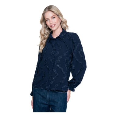 Geisha Blouse Dark Blue