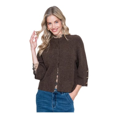 Geisha Cardigan Brown