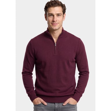 Bos Bright Blue Half zip 302/8070