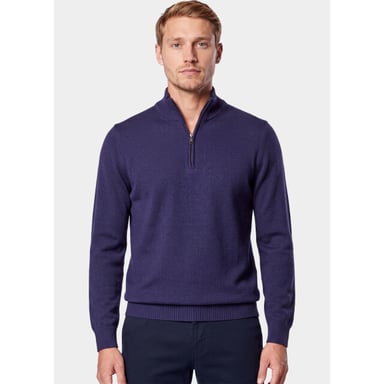 Bos Bright Blue Half zip 3042900/303