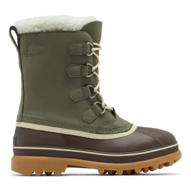 Sorel Caribou wp stone green lace-up boots unisex