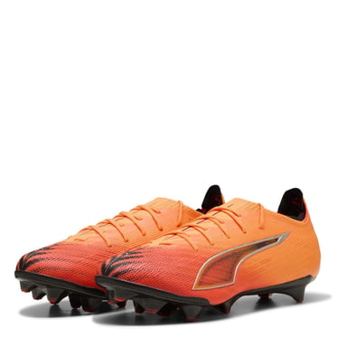 Puma Ultra 6 Carbon voetbalschoenen voor heren met Firm Ground-zool in Heat Fire-Pum