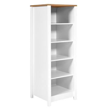 Furnilux Sicilia staand keukenrek 5 vakken wit 60x60x167 cm