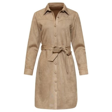 Smashed Lemon Dress 26568 Taupe