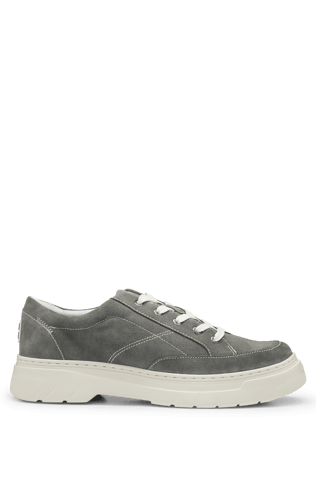 Heren Hugo Suede Derbyschoenen met EVA Zool in Groen