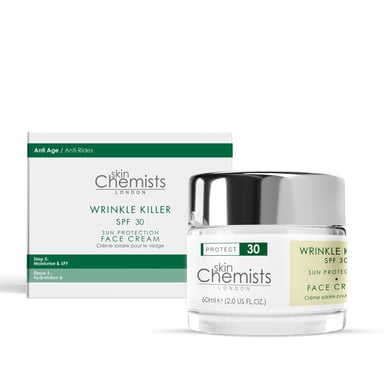 skinChemists Rimpelbestrijdende dagcrème met zonbescherming en anti-aging werking SPF 30 60ml