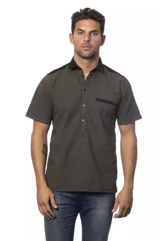 Textured Henley Shirt