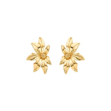 Luxenter earrings finished in 18K yellow gold - Aucell