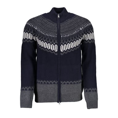 Fair Isle Zip Cardigan
