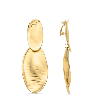Luxenter Zinlay earrings finished in 18k yellow gold