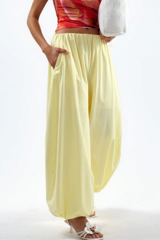 Elastic Waist Balloon Pants