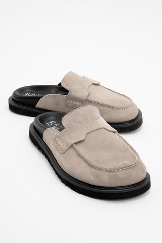 Laven Suede Leather Clogs (Women)