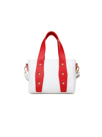 Giulia Monti Shoulder Bag White Classic Red