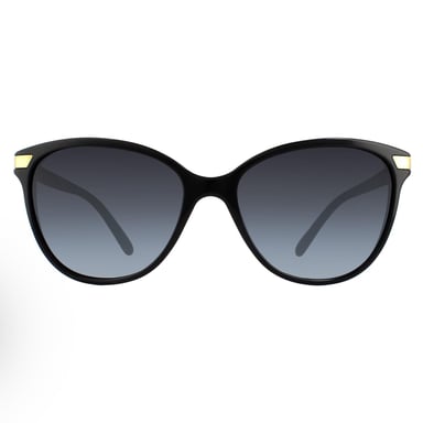 Burberry Zonnebril Be4216 30018G Zwart Met Goud Detaillering Grijs Verloop
