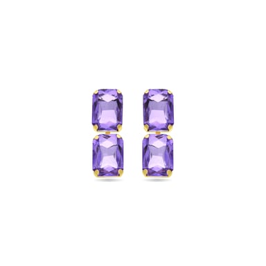 Luxenter Ankek earrings finished in 18k yellow gold