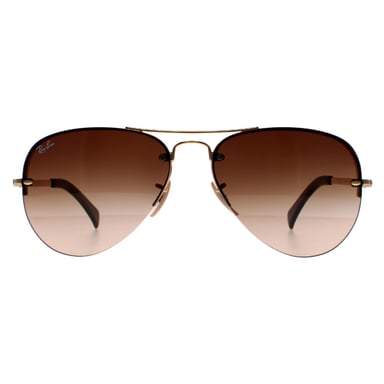 Rayban Zonnebril 3449 Goud Bruin Verloop 001/13 59mm