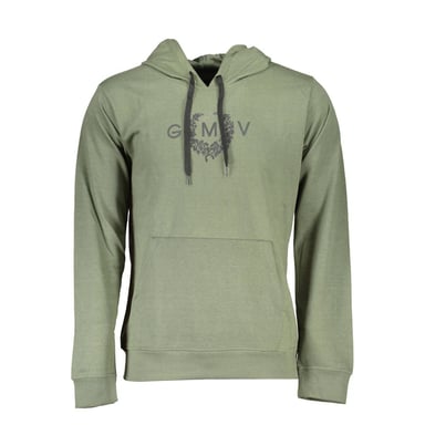 Gianmarco Venturi Verde Cotton Mens Hoodie