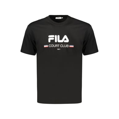 Fila Black Cotton Men's T-Shirt