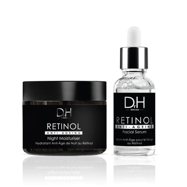 Dr H Retinol anti-aging nachtcrème 60 ml + Retinol anti-aging gezichtsserum 30 ml