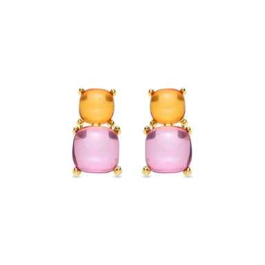 Luxenter Azara earrings finished in 18k yellow gold