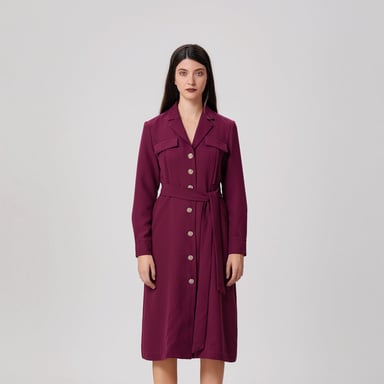 Minimalist safari style dress