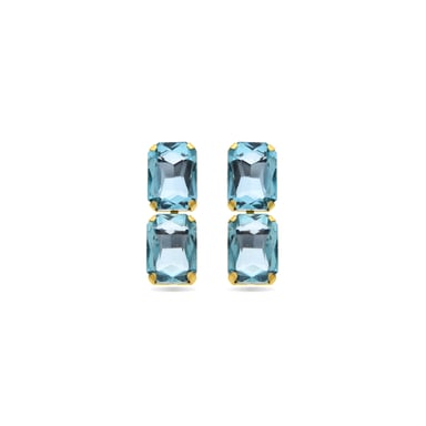 Luxenter Ankek earrings finished in 18k yellow gold