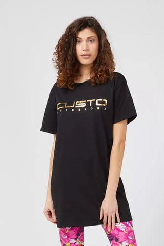Barcelona Logo Tshirt Dress Cu22185