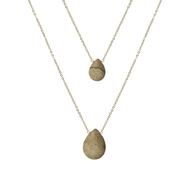 Luxenter Abelia Necklace finished in 18 Kts Yellow Gold