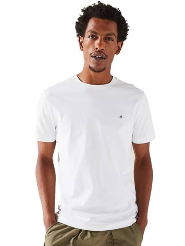 Gant Heren T-shirts - Wit