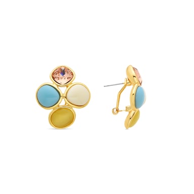 Luxenter Lezu earrings finished in 18k yellow gold