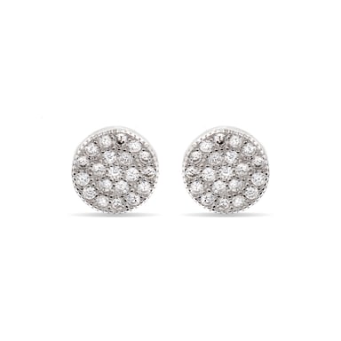 Luxenter zasa-örhängen i 925 sterling silver och rodiumpläterade zirkoner