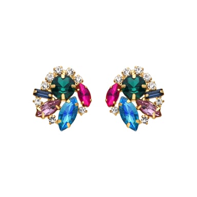 Luxenter Nyuva earrings finished in 18k yellow gold