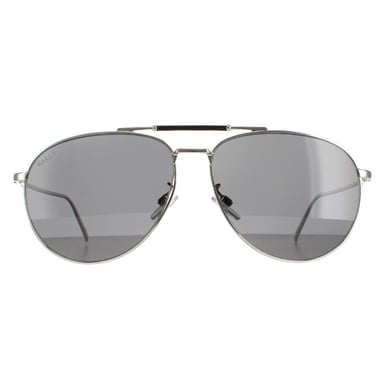 Bally Aviator Mens Silver  Grey Mirrored BY0038-D