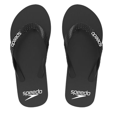 Speedo Mens Logo Flip Flops (Black)