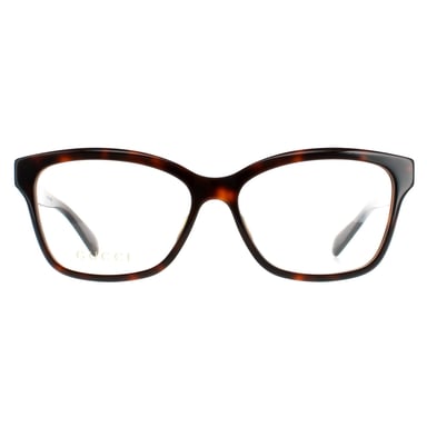 Gucci Cat Eye Womens Dark Havana Glasses