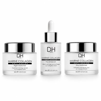 Dr H Anti-Ageing Marine Collagen Care Pack for Fine Lines, Wrinkles, Loss of Firmness
