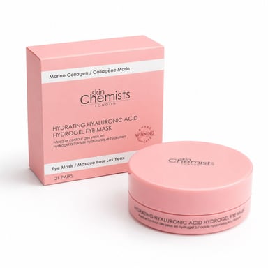 skinChemists Hydraterend anti-aging oogmasker met hyaluronzuurhydrogel (20 paar)