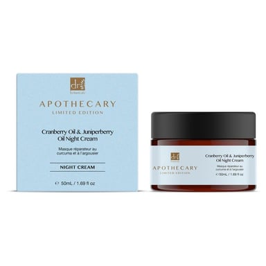 Dr. Botanicals Anti-aging nachtcrème met cranberry- en jeneverbesolie 50 ml