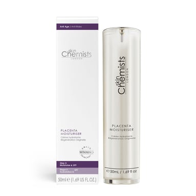 skinChemists Anti-Ageing Placenta Moisturiser 50ml for Fine Lines, Wrinkles, Dryness