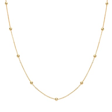 Luxenter Liydat necklace,made of 18 carat yellow gold,with rhodium finish