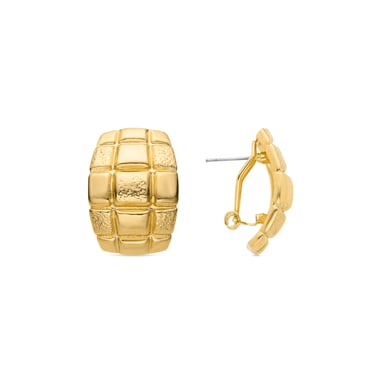 Luxenter Abalt earrings finished in 18k yellow gold