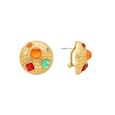 Luxenter Shurax earrings finished in 18k yellow gold