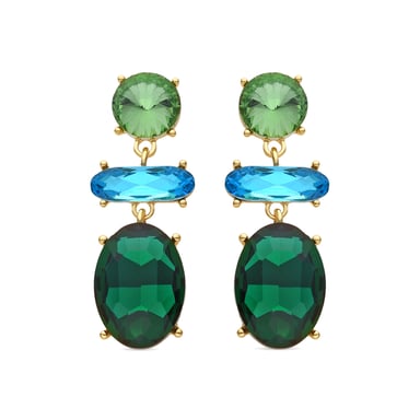 Luxenter Mekon earrings finished in 18k yellow gold